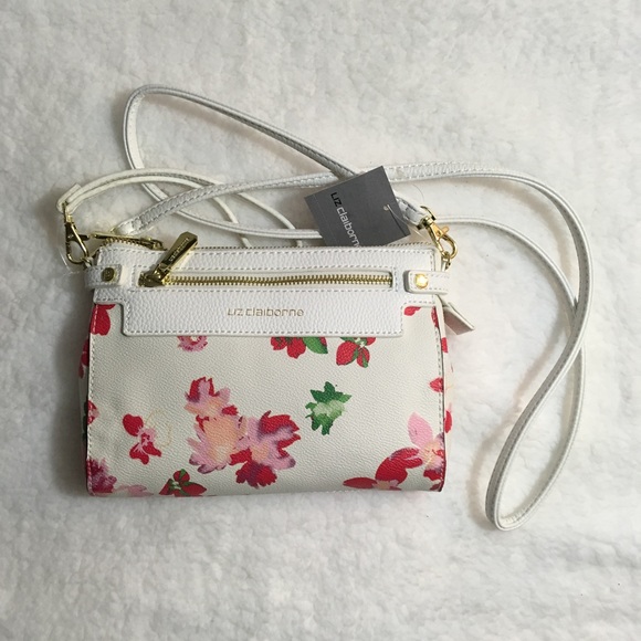 Liz Claiborne Handbags - 5/50 Liz Claiborne floral Purse Flower wristlet